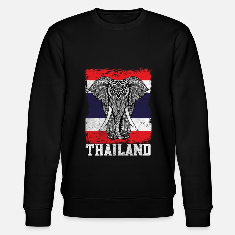 Thailand - Stanley/Stella Unisex Bio-Sweatshirt CHANGER  - Schwarz