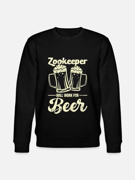 Zoowärter - Stanley/Stella Unisex Bio-Sweatshirt CHANGER  - Schwarz