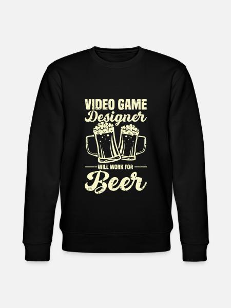 Video Game Designer - Stanley/Stella Unisex Bio-Sweatshirt CHANGER - Schwarz