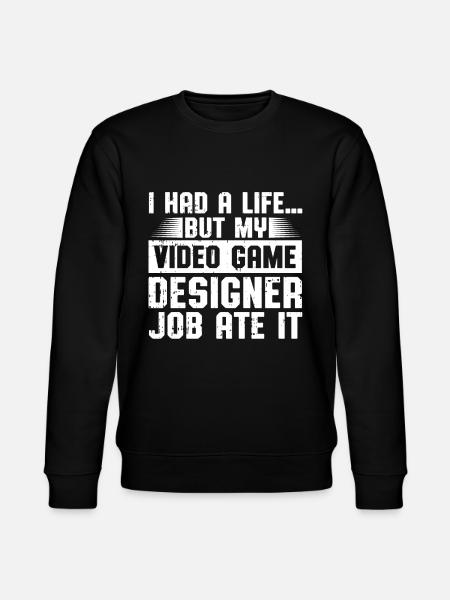 Video Game Designer - Stanley/Stella Unisex Bio-Sweatshirt CHANGER - Schwarz