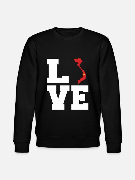 Vietnam - Stanley/Stella Unisex Bio-Sweatshirt CHANGER  - Schwarz