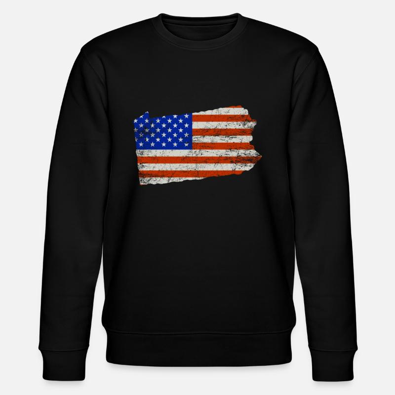 Cadeau drapeau Pennsylvania Home Usa - Sweat bio CHANGER Stanley/Stella Unisexe - noir