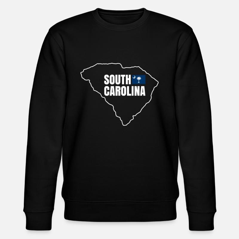 South Carolina Home Geschenk - Stanley/Stella Unisex Bio-Sweatshirt CHANGER  - Schwarz