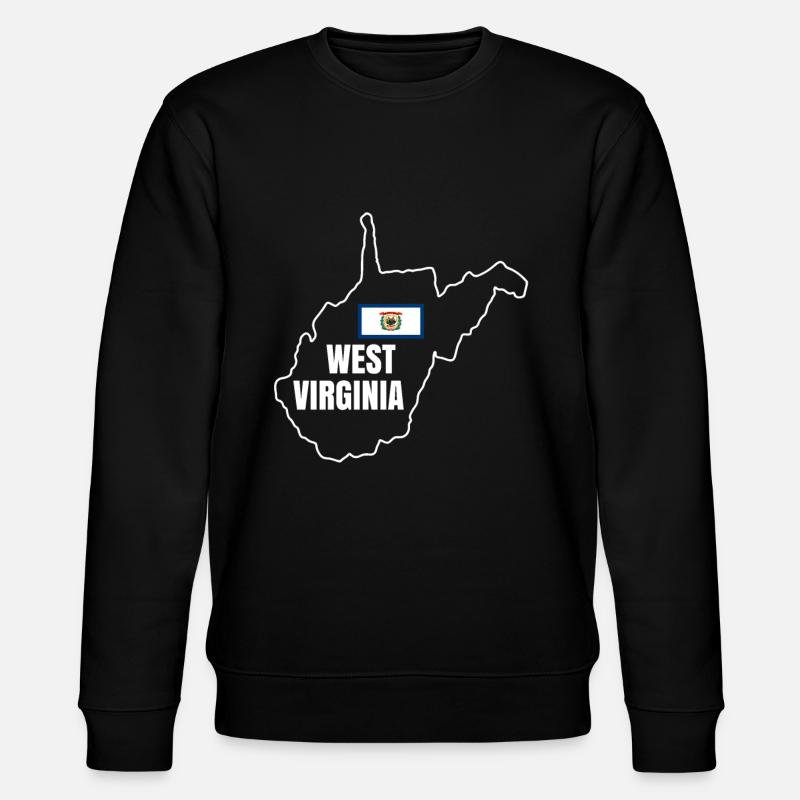 Cadeau de fierté de Virginie-Occidentale - Sweat bio CHANGER Stanley/Stella Unisexe - noir
