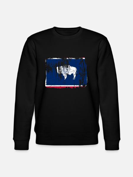 Beauty From Wyoming Gift - Stanley/Stella CHANGER Unisex Organic Sweatshirt - black
