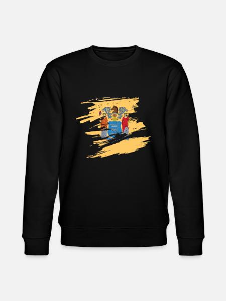 New jersey proud gift - Stanley/Stella CHANGER Unisex Organic Sweatshirt - black