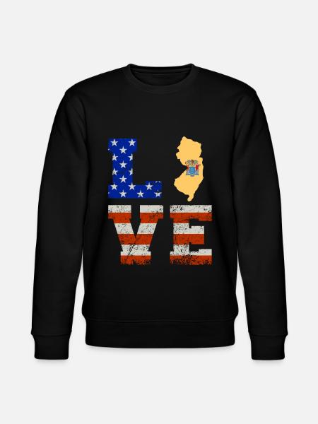 Dear new jersey gift - Stanley/Stella CHANGER Unisex Organic Sweatshirt - black