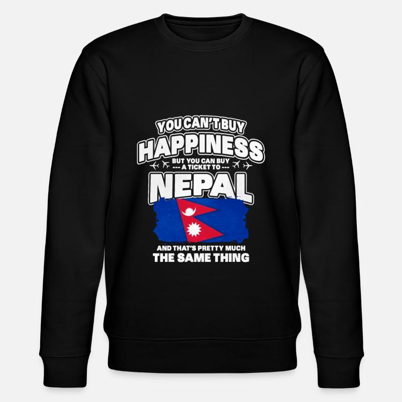 Népal - Sweat bio CHANGER Stanley/Stella Unisexe - noir