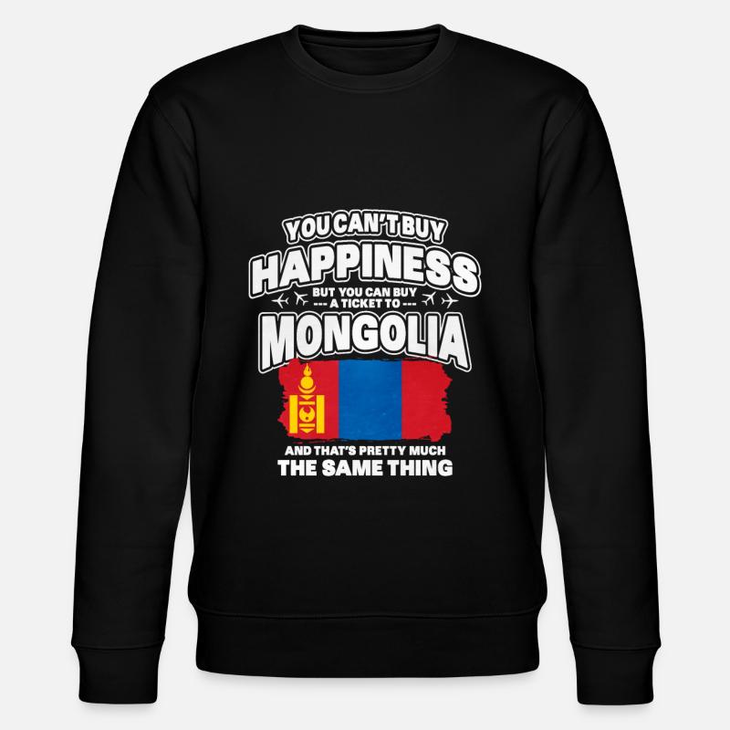 Mongolie - Sweat bio CHANGER Stanley/Stella Unisexe - noir