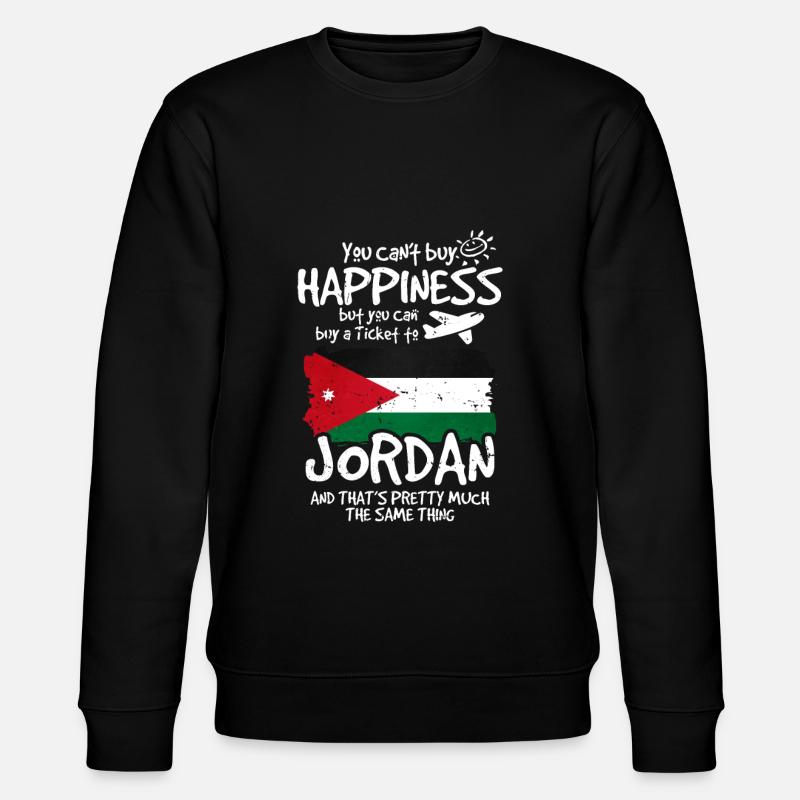 Jordanien - Stanley/Stella Unisex Bio-Sweatshirt CHANGER  - Schwarz