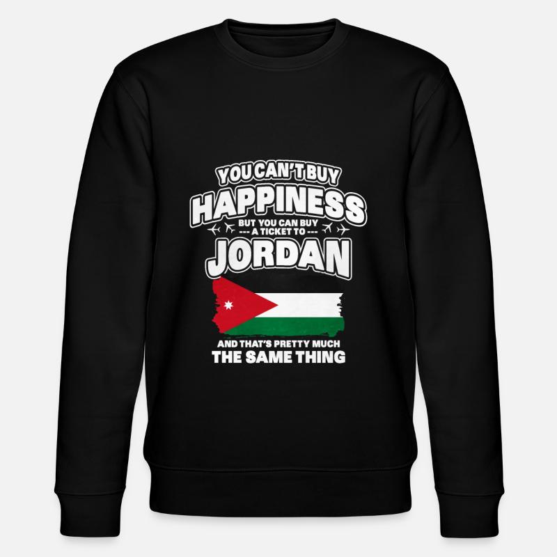 Jordanien - Stanley/Stella Unisex Bio-Sweatshirt CHANGER  - Schwarz