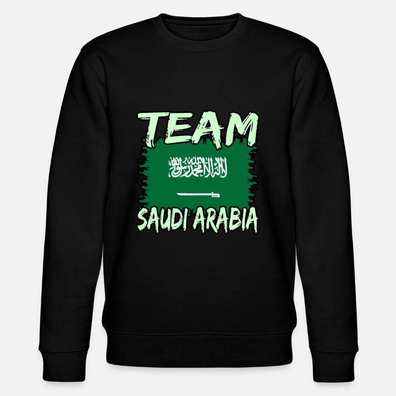 Saudi arabien - Stanley/Stella Unisex Bio-Sweatshirt CHANGER  - Schwarz