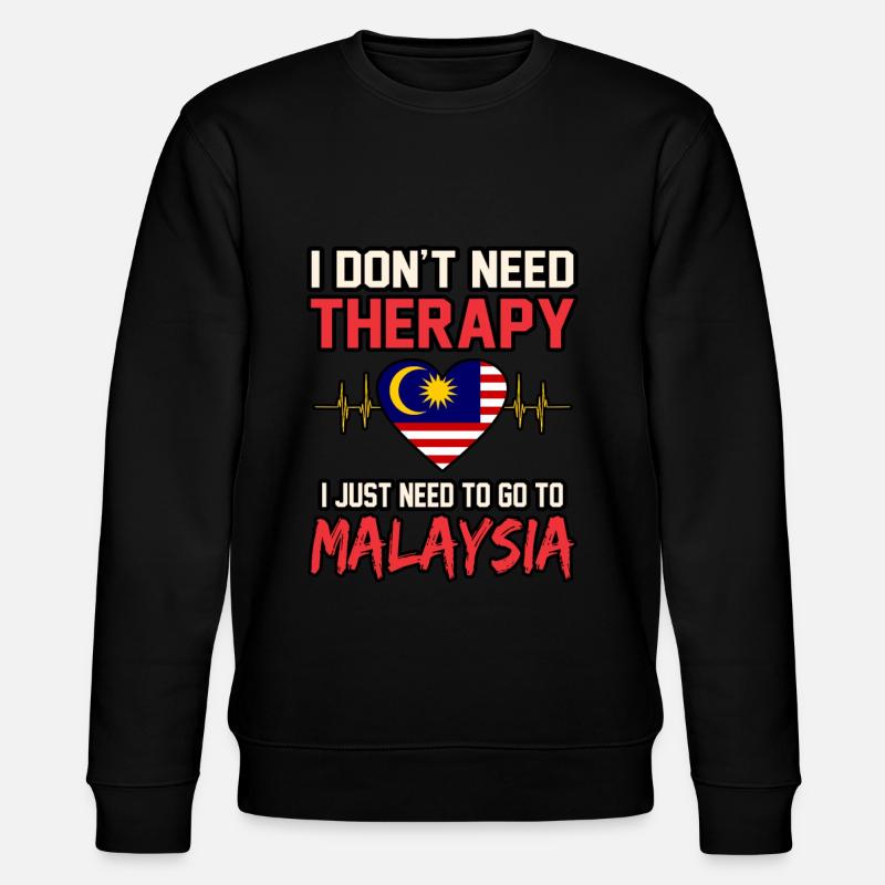 Malaysia - Stanley/Stella Unisex Bio-Sweatshirt CHANGER  - Schwarz