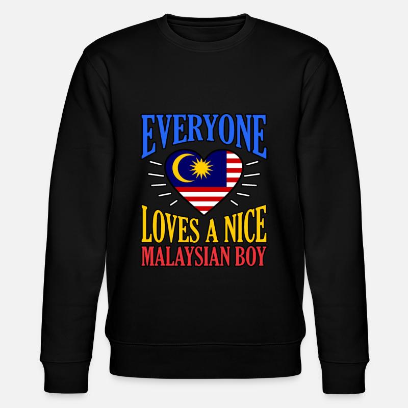 Malaysia - Stanley/Stella Unisex Bio-Sweatshirt CHANGER  - Schwarz