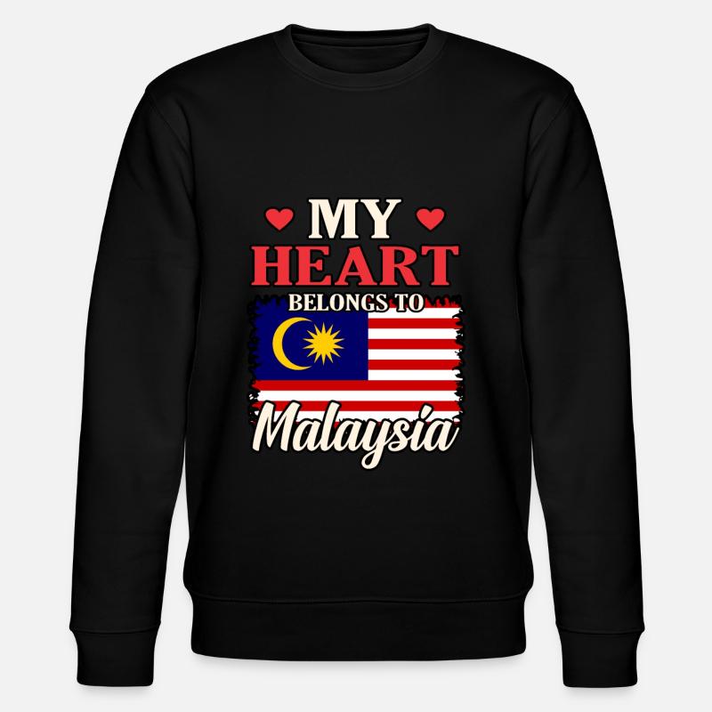 Malaysia - Stanley/Stella Unisex Bio-Sweatshirt CHANGER  - Schwarz