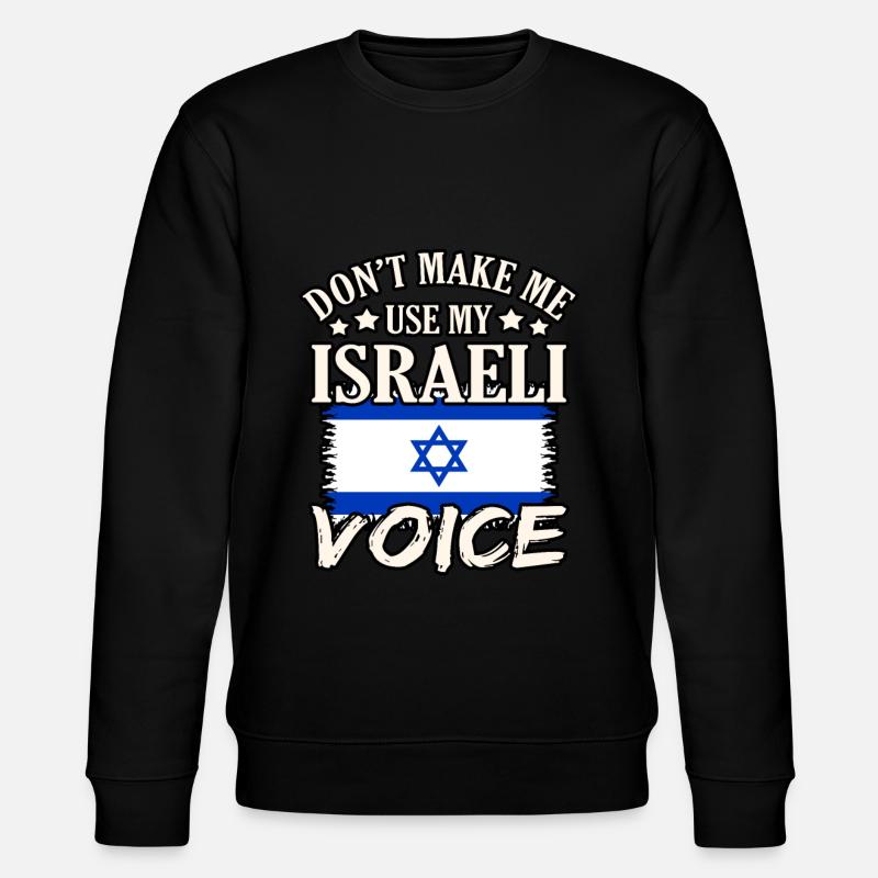 Israel - Stanley/Stella Unisex Bio-Sweatshirt CHANGER  - Schwarz