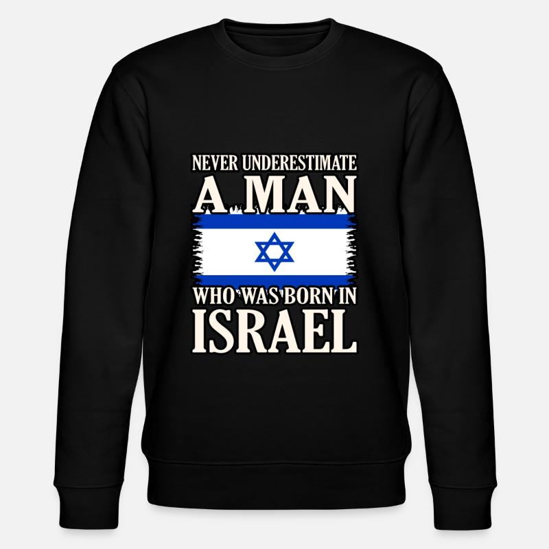 Israel - Stanley/Stella Unisex Bio-Sweatshirt CHANGER  - Schwarz