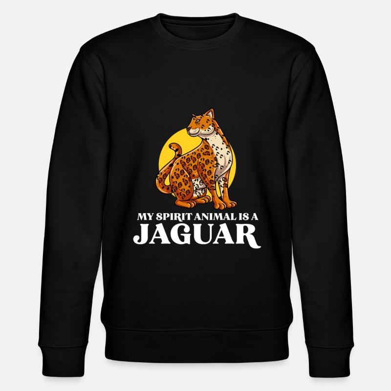Jaguar Geschenkidee - Stanley/Stella Unisex Bio-Sweatshirt CHANGER  - Schwarz
