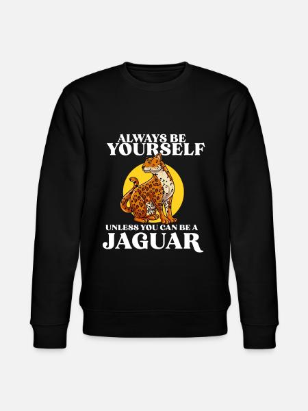 Jaguar Geschenkidee - Stanley/Stella Unisex Bio-Sweatshirt CHANGER - Schwarz