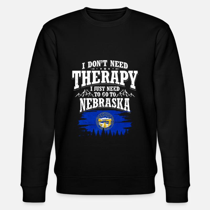 Nebraska - Sweat bio CHANGER Stanley/Stella Unisexe - noir