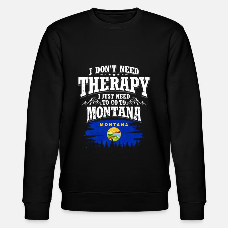 Montana - Stanley/Stella Unisex Bio-Sweatshirt CHANGER  - Schwarz