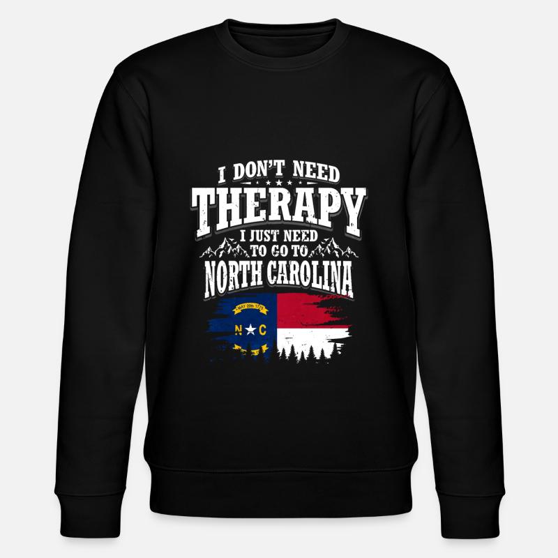 North Carolina - Stanley/Stella Unisex Bio-Sweatshirt CHANGER  - Schwarz