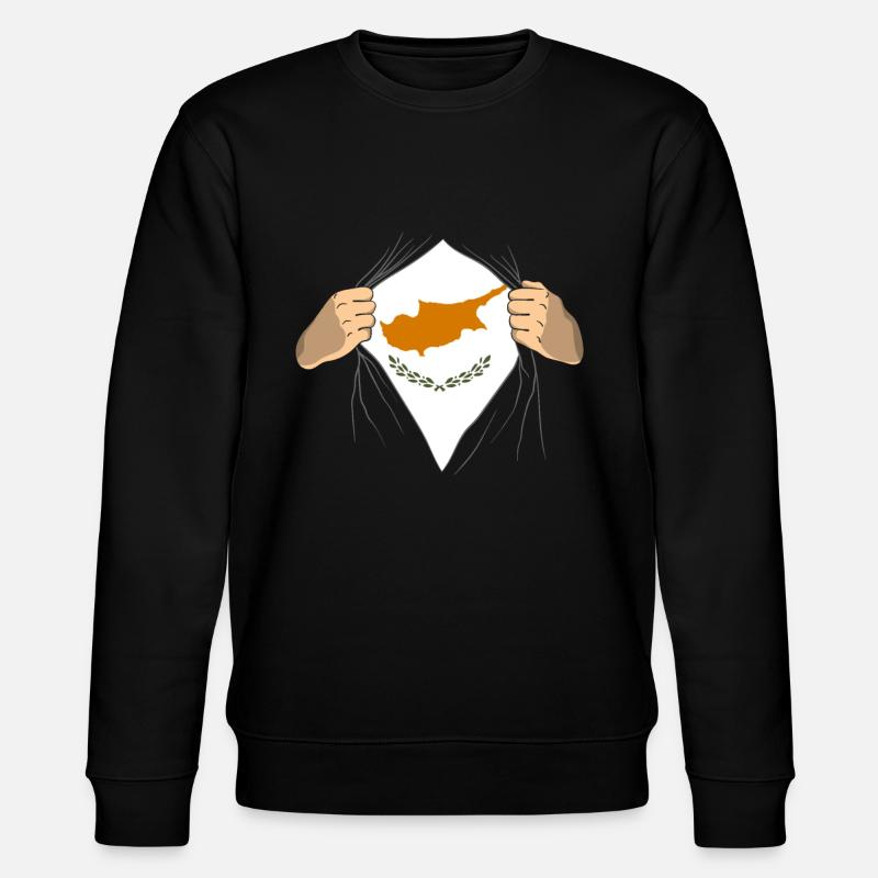 Zypern - Stanley/Stella Unisex Bio-Sweatshirt CHANGER  - Schwarz