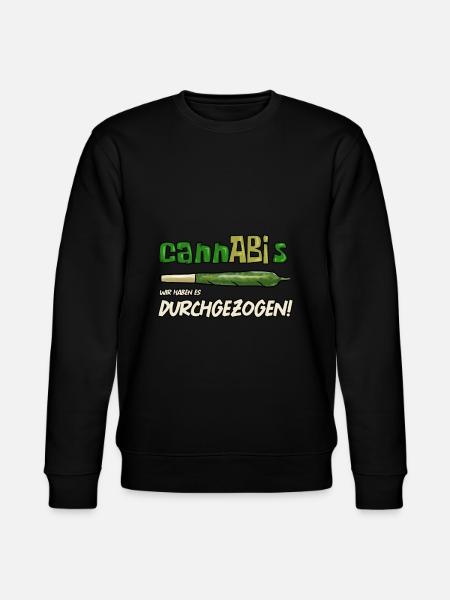 Cannabis Abi - Stanley/Stella Unisex Bio-Sweatshirt CHANGER - Schwarz