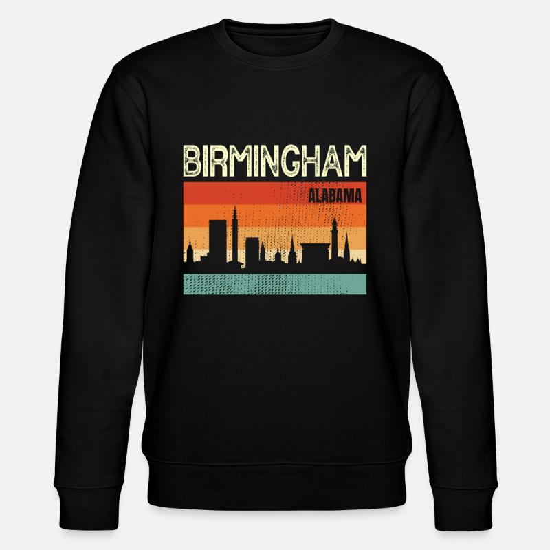 Birmingham (Alabama) - Sweat bio CHANGER Stanley/Stella Unisexe - noir
