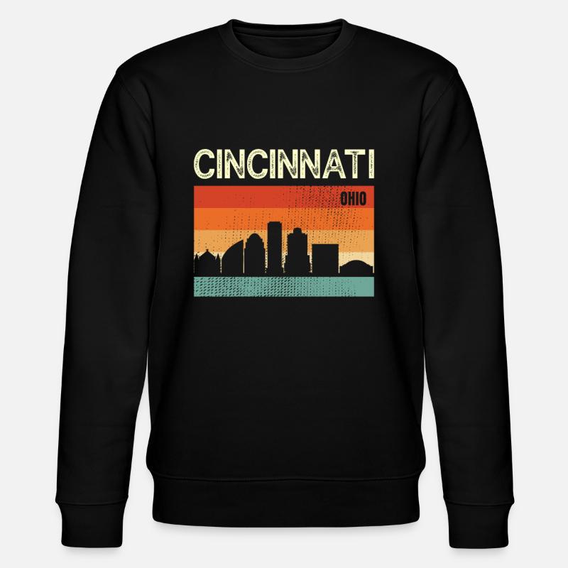 Cincinnati (Ohio) - Sweat bio CHANGER Stanley/Stella Unisexe - noir