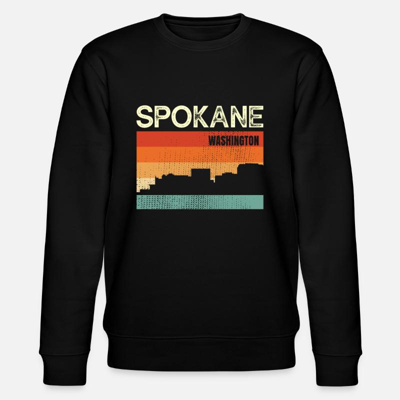 Spokane Washington - Sweat bio CHANGER Stanley/Stella Unisexe - noir