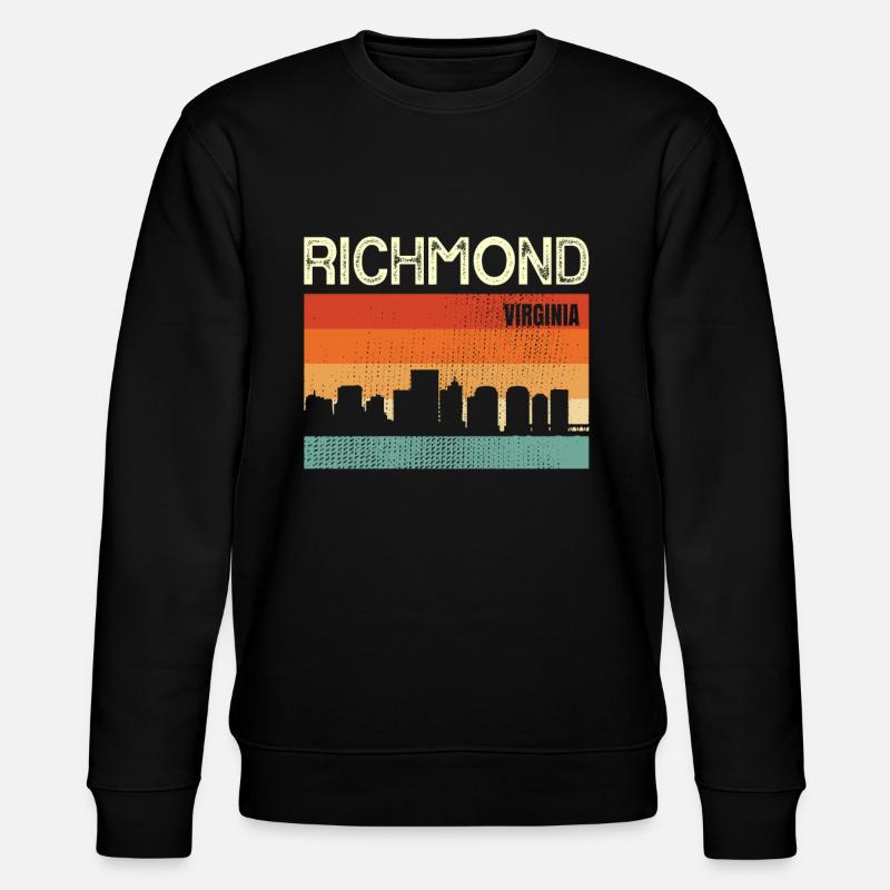 Richmond Virginia - Stanley/Stella Unisex Bio-Sweatshirt CHANGER  - Schwarz