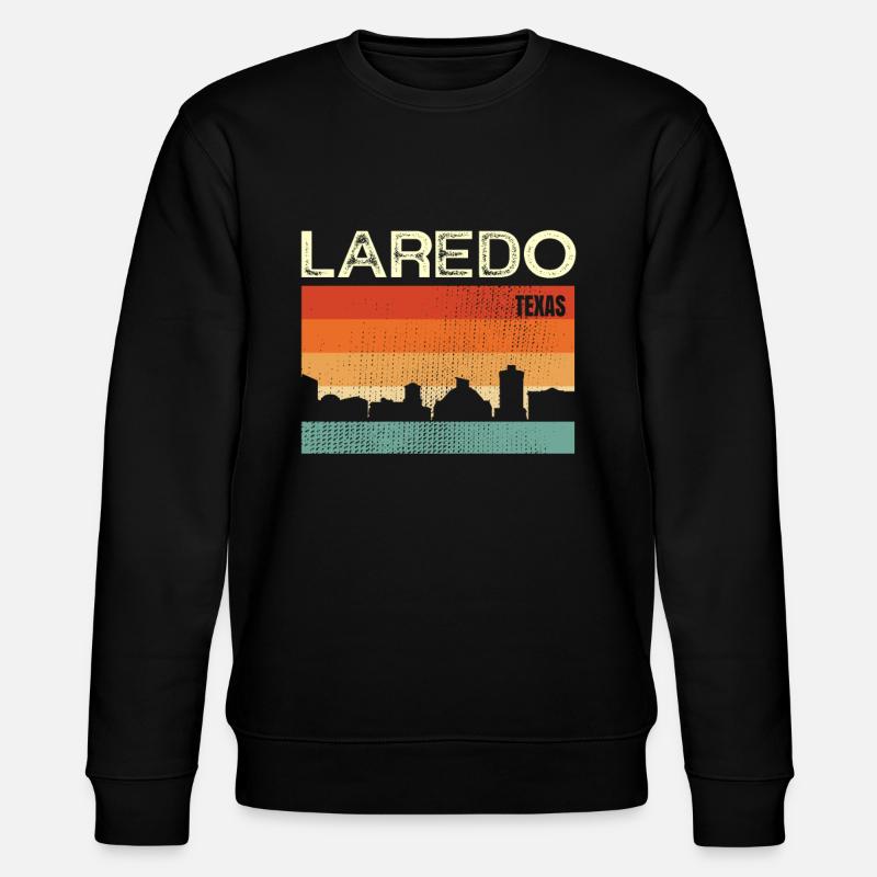 Laredo Texas - Stanley/Stella Unisex Bio-Sweatshirt CHANGER  - Schwarz