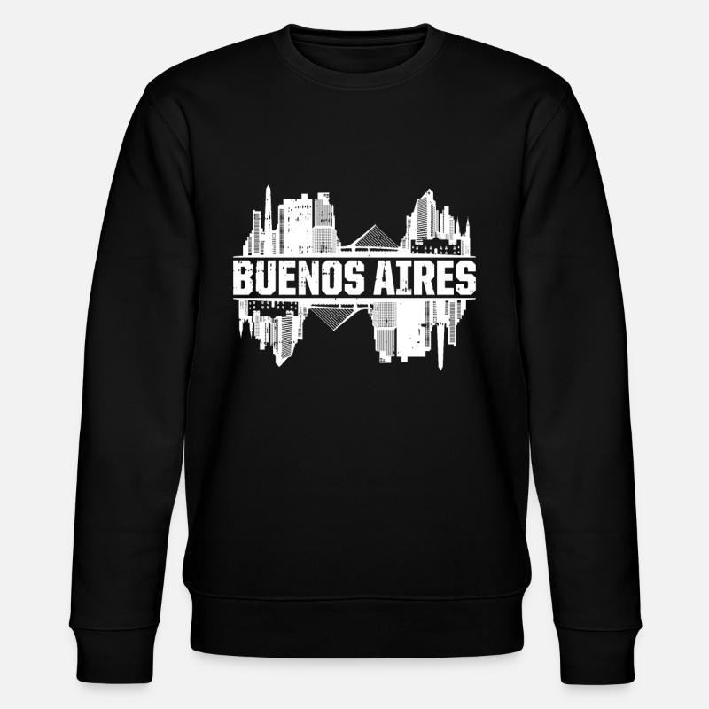 Buenos Aires Argentine Skyline - Sweat bio CHANGER Stanley/Stella Unisexe - noir