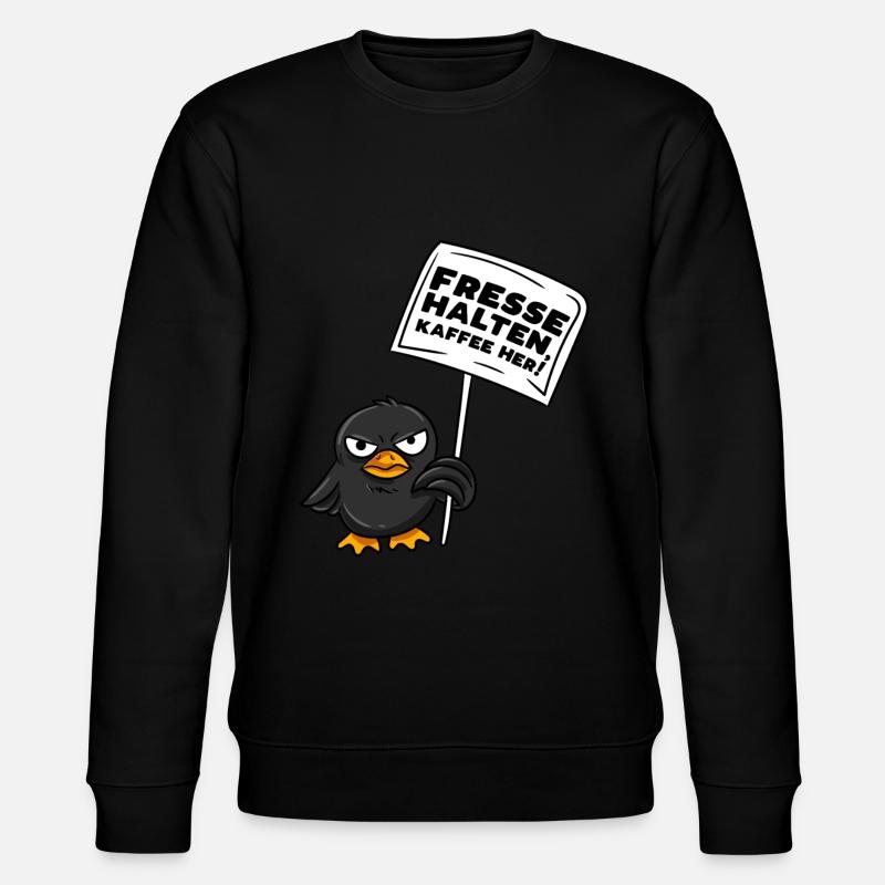 Kaffee - Stanley/Stella Unisex Bio-Sweatshirt CHANGER  - Schwarz