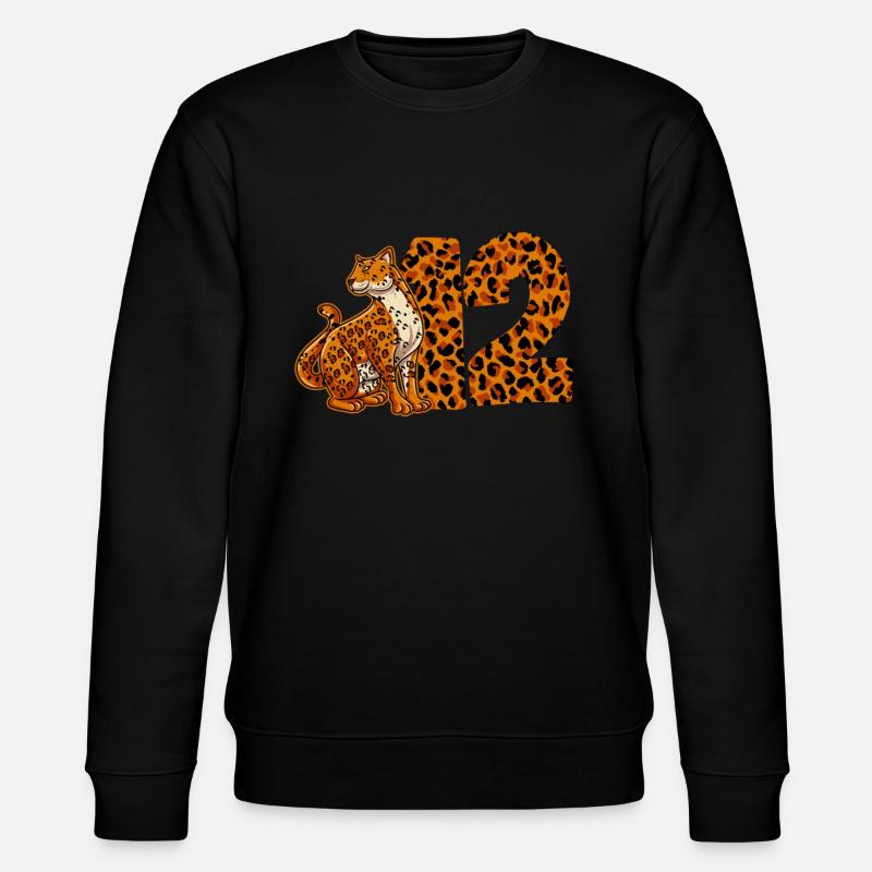 12 ans garçon anniversaire Jaguar - Sweat bio CHANGER Stanley/Stella Unisexe - noir