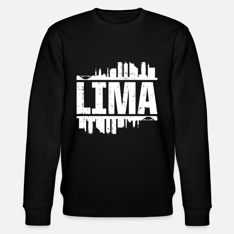 Lima Pérou Skyline - Sweat bio CHANGER Stanley/Stella Unisexe - noir