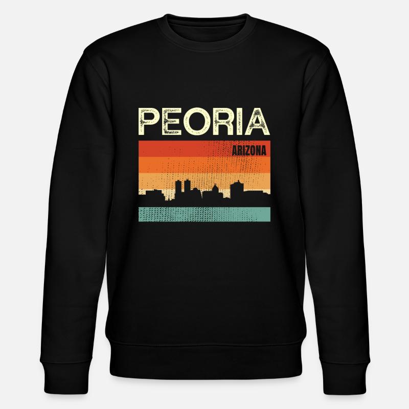Peoria - Stanley/Stella CHANGER Unisex Organic Sweatshirt - black