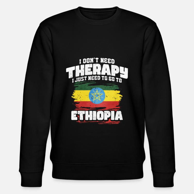 Éthiopie - Sweat bio CHANGER Stanley/Stella Unisexe - noir