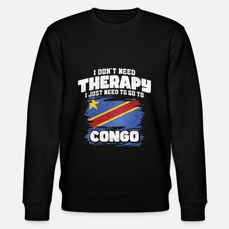 Kongo - Stanley/Stella Unisex Bio-Sweatshirt CHANGER  - Schwarz