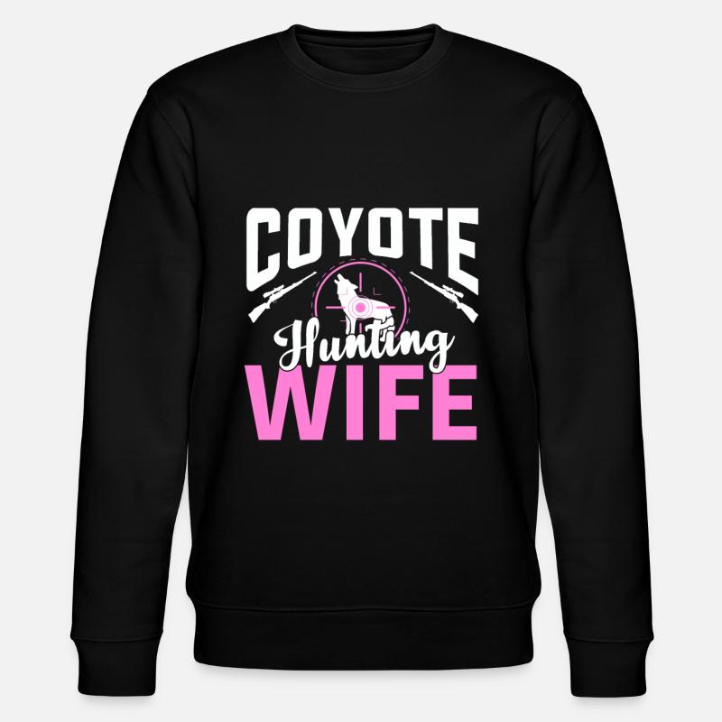 Kojotenjagd Ehefrau - Stanley/Stella Unisex Bio-Sweatshirt CHANGER - Schwarz