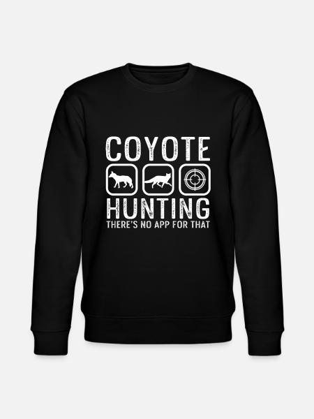 Coyote Hunting Coyote Gift - Stanley/Stella CHANGER Unisex Organic Sweatshirt - black