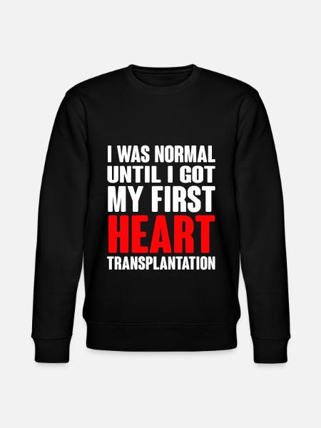 Open Heart Surgery Gift - Stanley/Stella CHANGER Unisex Organic Sweatshirt - black