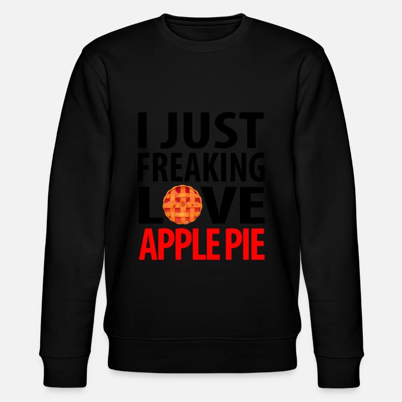 Apple pie - Stanley/Stella CHANGER Unisex Organic Sweatshirt - black