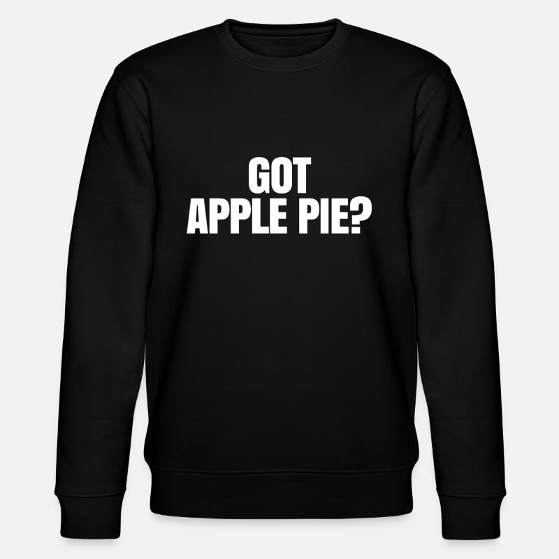 Apple pie - Stanley/Stella CHANGER Unisex Organic Sweatshirt - black