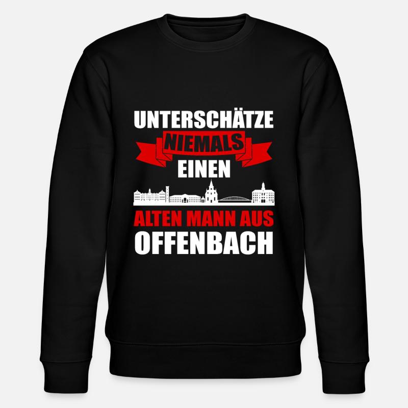 Offenbach - Stanley/Stella Unisex Bio-Sweatshirt CHANGER  - Schwarz