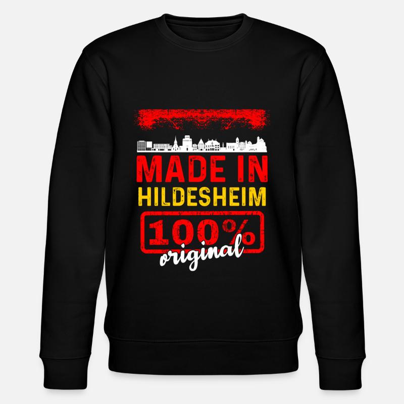 Hildesheim - Stanley/Stella Unisex Bio-Sweatshirt CHANGER  - Schwarz