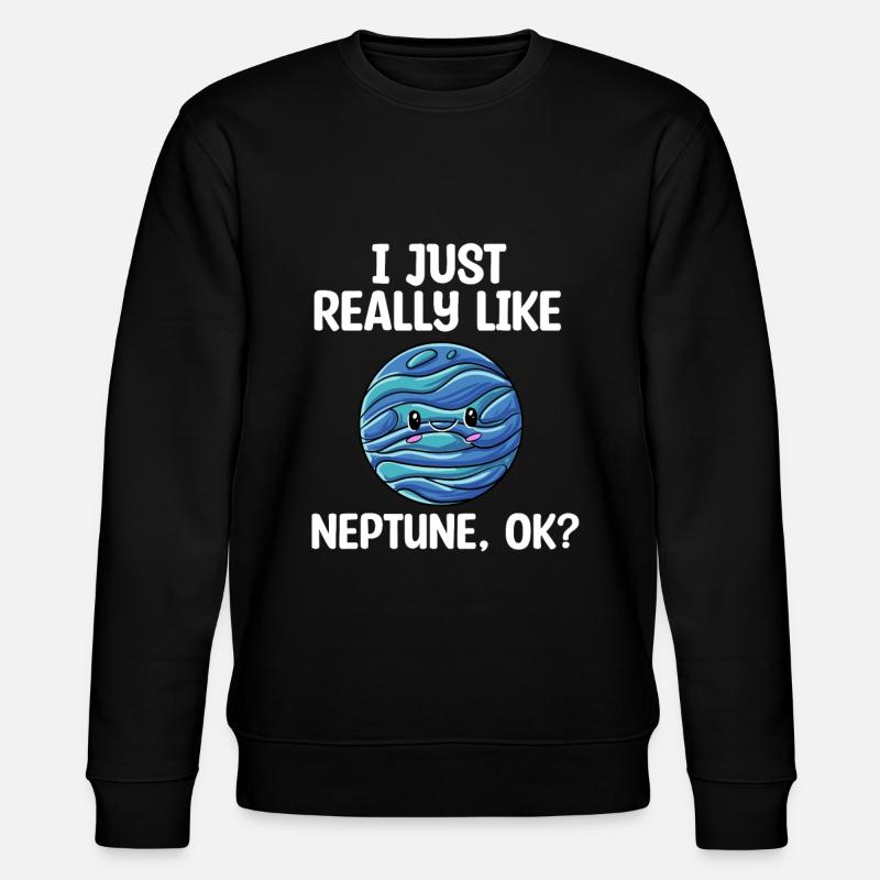 Neptun - Stanley/Stella Unisex Bio-Sweatshirt CHANGER  - Schwarz