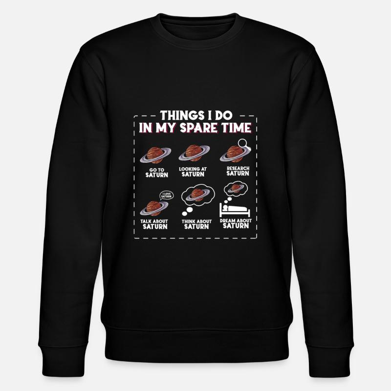 Saturne - Sweat bio CHANGER Stanley/Stella Unisexe - noir