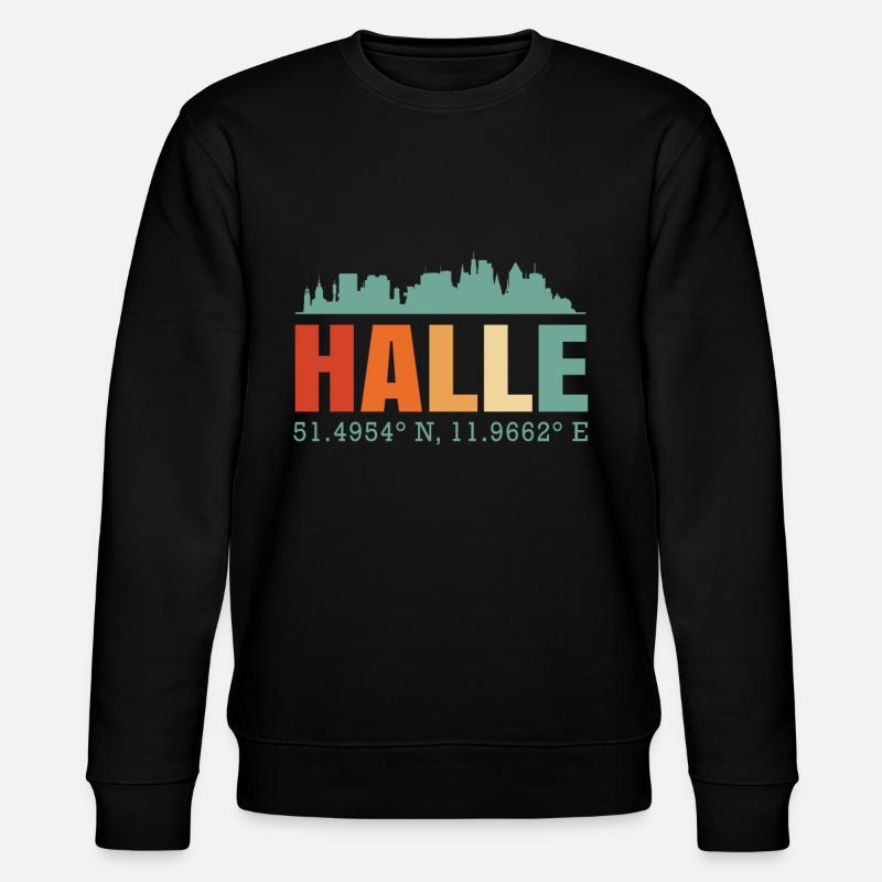 Halle - Stanley/Stella Unisex Bio-Sweatshirt CHANGER  - Schwarz